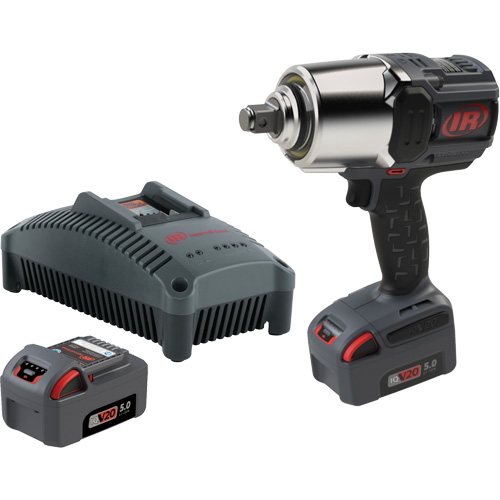 Cordless Impact Wrench Kit with Friction Ring Thru-Hole, 20 V, 3/4" Socket Groupe Belzile Dickner