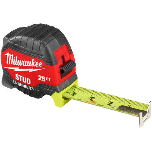 Stud Tape Measure with Engineer's Scale, 1-5/16" x 25' Groupe Belzile Dickner