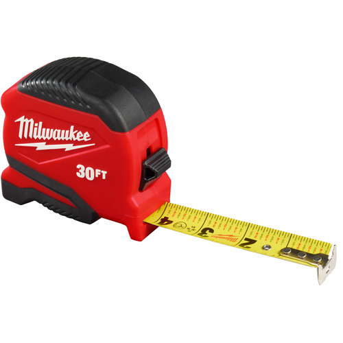 Compact Tape Measure, 1" x 30' Groupe Belzile Dickner