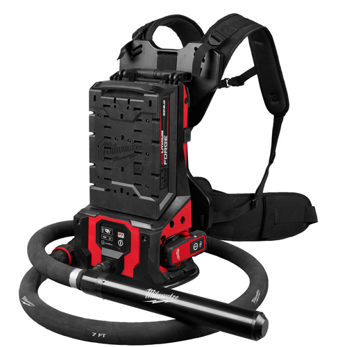 MX FUEL Backpack High Cycle Concrete Vibrator Kit with 7' Whip / 1.75" Head Groupe Belzile Dickner