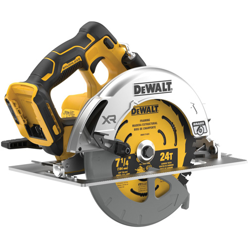 Scie circulaire sans fil et sans balai XR (outil seulement), 7-1/4", 20 V Groupe Belzile Dickner
