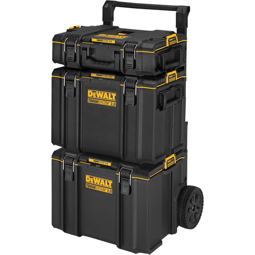 TOUGHSYSTEM&reg; 2.0 Rolling Tower, 24" x 20-2/5" x 34-1/2", Black/Yellow Groupe Belzile Dickner