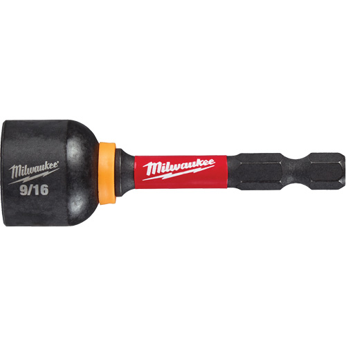SHOCKWAVE Impact Duty Magnetic Nut Driver, 9/16" Drive, 2-9/16" L, Magnetic Groupe Belzile Dickner
