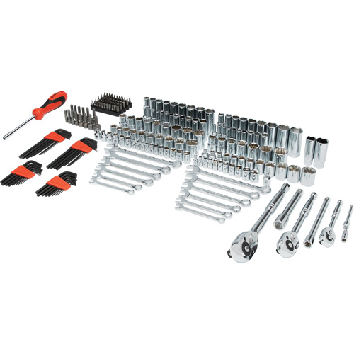 Jeu d'outils manuels pour m&eacute;canicien 1/4", 3/8" & 1/2" avec mallette de transport &agrave; 3 tiroirs Groupe Belzile Dickner