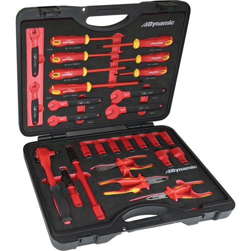 Insulated Tool Set, 1000 V, 28 Pcs Groupe Belzile Dickner