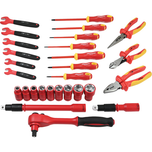 Insulated Tool Set, 1000 V, 28 Pcs Groupe Belzile Dickner