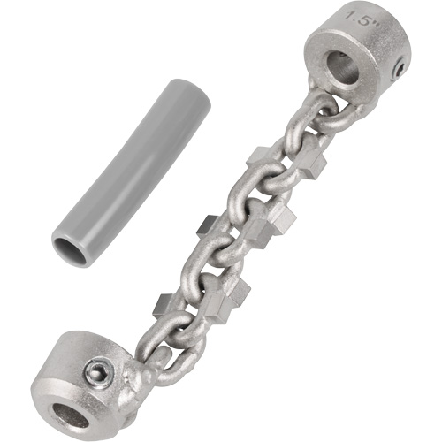 1-1/4" - 1-1/2" Carbide Chain Knocker for 1/4" Chain Snake Cable Groupe Belzile Dickner
