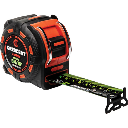 Ruban &agrave; mesurer Shockforce NITE EYE, 1-1/4" x 16'/5 m, Marques de goujon M&eacute;trique/SAE Groupe Belzile Dickner