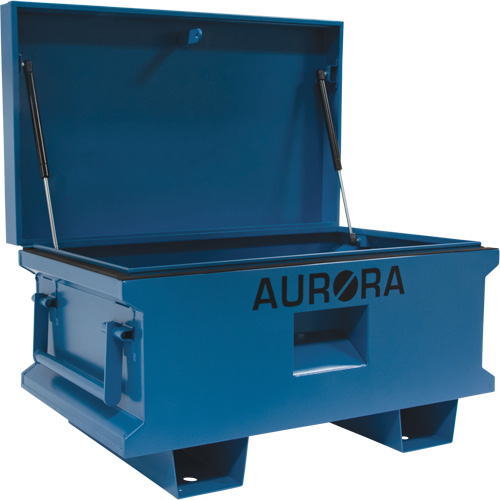 Coffre &agrave; outils de chantier, 33" x 20-3/10" x 18-3/10", Acier, Bleu Groupe Belzile Dickner