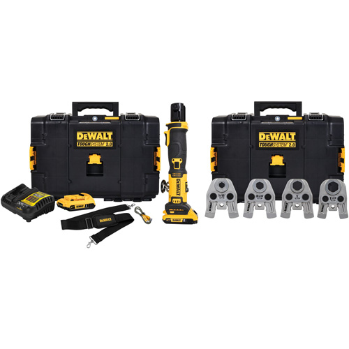 Compact Press Tool Kit with CTS Jaws, 1/2" - 1-1/4", Power Driven Groupe Belzile Dickner