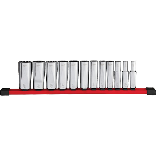 Jeu de douilles profondes SAE &agrave; 12 pans , 12 Mcx, Prise de 3/8", Profond Groupe Belzile Dickner