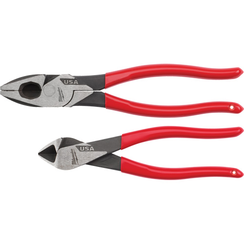 Dipped Grip Cutting Pliers Set, 2 Pieces Groupe Belzile Dickner