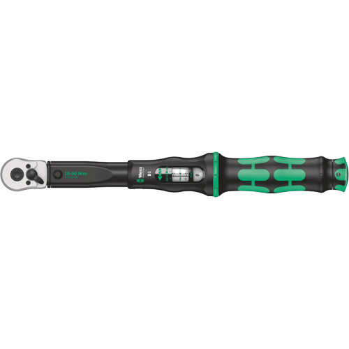 Cl&eacute; dynamom&eacute;trique Click-Torque B avec cliquet r&eacute;versible, &agrave; cliquer, Entraînement 3/8" carr&eacute;, 10 - 50 Nm Groupe Belzile Dickner