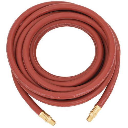 AH3825RB Hose, Air, Rubber, 3/8" dia. x 25', 300 psi, 1/4 NPT Groupe Belzile Dickner