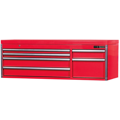 PMC5606 Pro Series Mechanics Chest, 55-1/2" W, 6 Drawers, Red Groupe Belzile Dickner