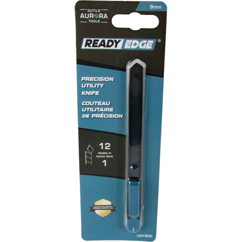 9mm Standard-Duty Knife, Stainless Steel, Plastic Handle Groupe Belzile Dickner