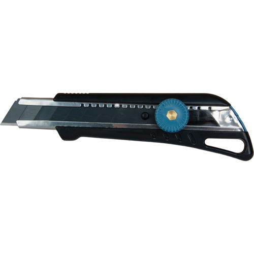 18mm Professional Knife with Ratchet, Stainless Steel, Heavy-Duty, Plastic Handle Groupe Belzile Dickner