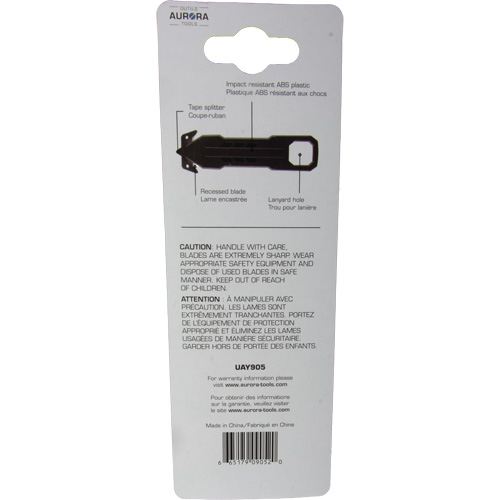 Disposable Safety Knife , Stainless Steel, Plastic Handle Groupe Belzile Dickner