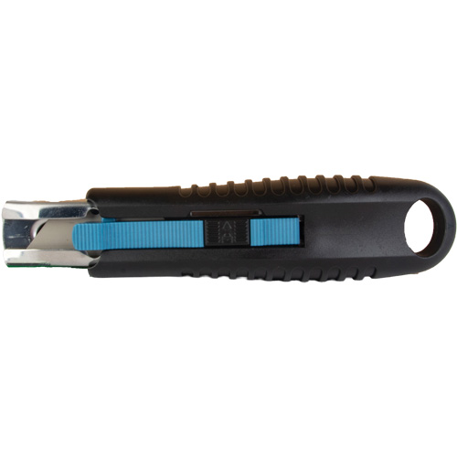 Standard-Duty Retractable Safety Knife, Stainless Steel, Rubber Handle Groupe Belzile Dickner