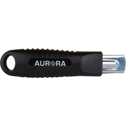 Standard-Duty Retractable Safety Knife, Stainless Steel, Rubber Handle Groupe Belzile Dickner