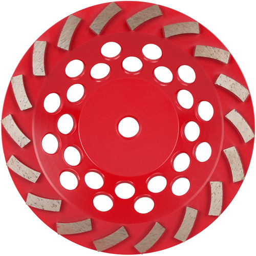 Meule boisseau diamant&eacute;e &agrave; 18 segments Turbo DIAMOND MAX Groupe Belzile Dickner