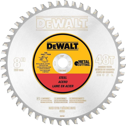Lame circulaire pour m&eacute;taux ferreux, 8", 40 dents, Pour M&eacute;tal Groupe Belzile Dickner