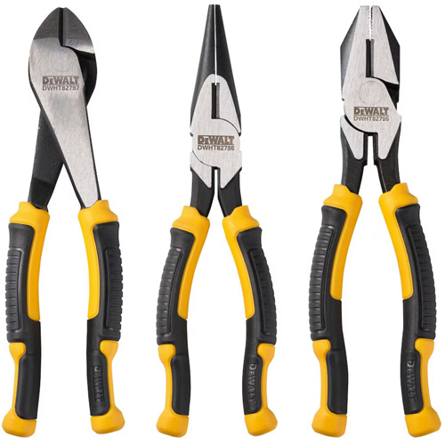 Laser Hardened Pliers Set, 3 Pieces Groupe Belzile Dickner