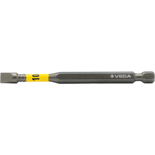 Embout pour outils &eacute;lectriques Impactech, Fente, Embout 10F-12R, Prise 1/4", Longueur 3-1/2" Groupe Belzile Dickner