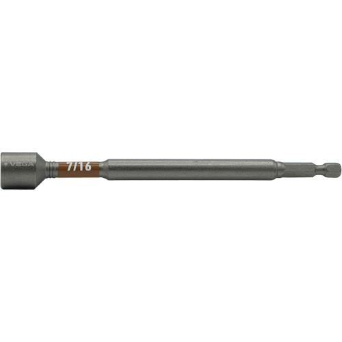 Impactech&reg; Nut Driver, 7/16" Tip, 1/4" Drive, 6" L, Magnetic Groupe Belzile Dickner