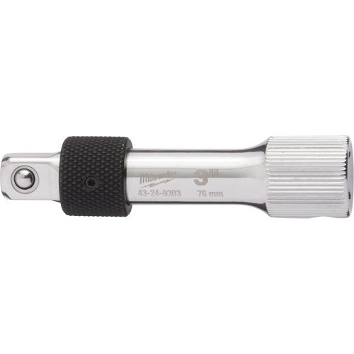 Locking Extension Socket, 3/8" Drive, 3" L Groupe Belzile Dickner