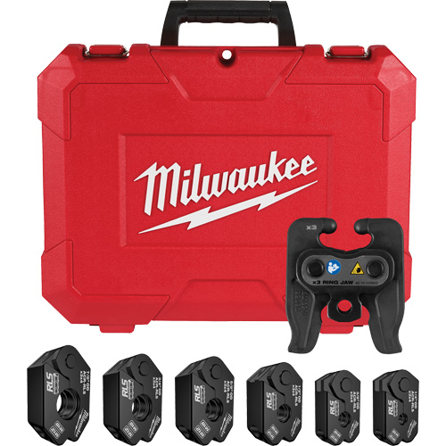 Ensemble d'anneaux de presse pivotant 1/4" - 7/8" RLS pour l'outil &agrave; presse M12 FORCE LOGIC Groupe Belzile Dickner