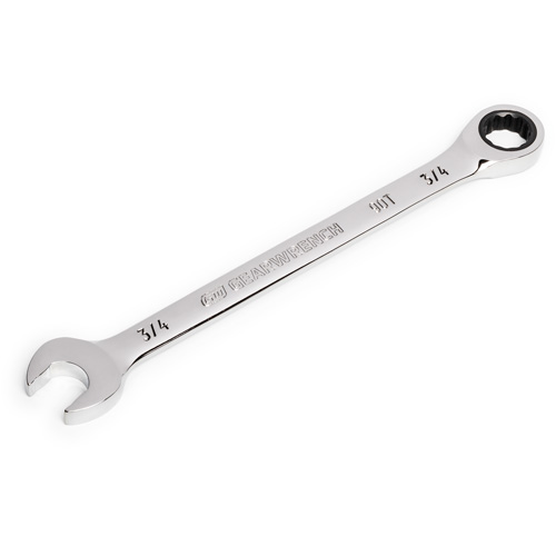 90-Tooth Ratcheting Combination Wrench, 12 Point, 3/4", Chrome Finish Groupe Belzile Dickner