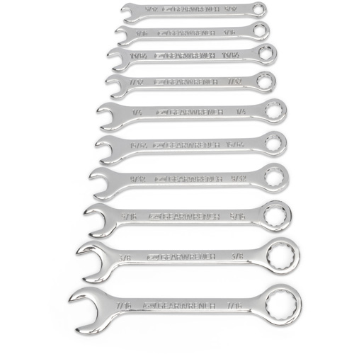 SAE Midget Wrench Set, Combination, 10 Pieces, Imperial Groupe Belzile Dickner
