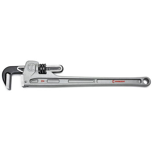 Pipe Wrench, 3-1/2" Jaw Capacity, 24" Long, Powder Coated Finish, Ergonomic Handle Groupe Belzile Dickner