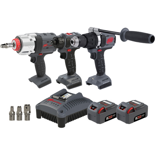 Screwdriver, Hammer Drill & Impact Driver Combo Tool Kit, Lithium-Ion, 20 V Groupe Belzile Dickner