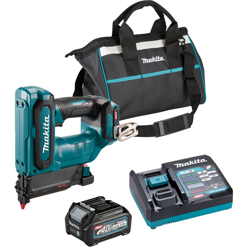 40Vmax XGT Brushless 1-3/8" 23 ga Pin Nailer Kit, 40 V, Lithium-Ion Groupe Belzile Dickner