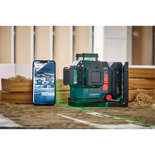 Laser dalignement/nivellement 360 connect&eacute; &agrave; faisceau vert &agrave; trois points Groupe Belzile Dickner