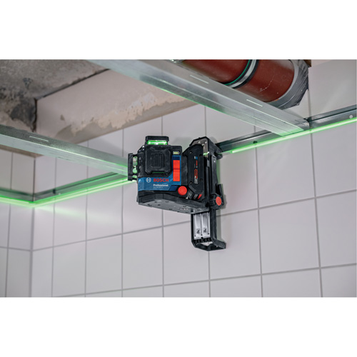 Laser dalignement/nivellement 360 connect&eacute; &agrave; faisceau vert &agrave; trois points Groupe Belzile Dickner