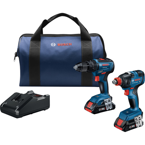 2-Tool Combo Kit, Lithium-Ion, 18 V Groupe Belzile Dickner