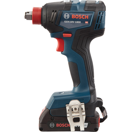 Ensemble visseuse/cl&eacute; &agrave; chocs 2-en-1 pour embouts et douilles, 1/2", 1800 lb-po Couple max., 18 V, Lithium-ion Groupe Belzile Dickner