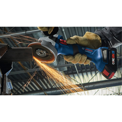 Brushless Angle Grinder with Slide Switch, 4-1/2" Wheel, 18 V Groupe Belzile Dickner