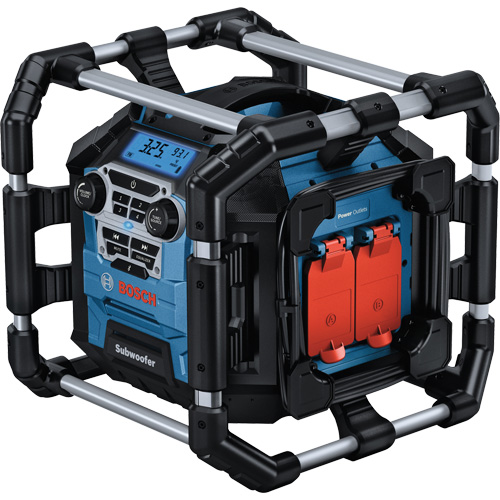 Radio de chantier avec Bluetooth 5.0 et station dalimentation, Lithium-ion, 18 V Groupe Belzile Dickner