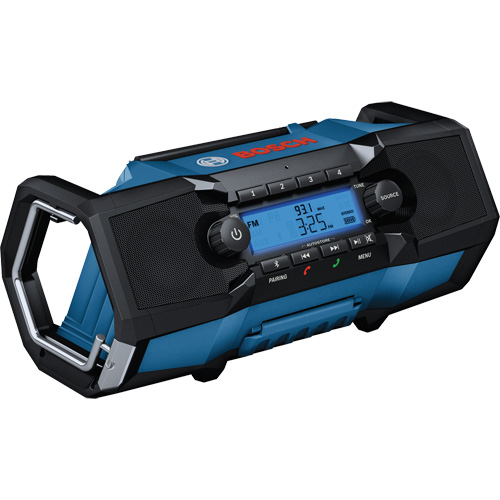 Radio de chantier compacte avec Bluetooth 5.0, Lithium-ion, 18 V Groupe Belzile Dickner
