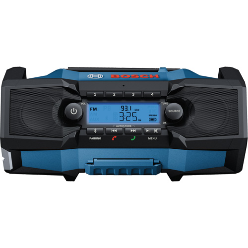 Compact Jobsite Radio with Bluetooth&reg; 5.0, Lithium-Ion, 18 V Groupe Belzile Dickner