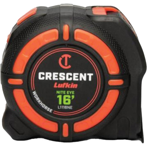 Ruban &agrave; mesurer WORKHORSE NITE EYE, 1-1/4" x 16' Groupe Belzile Dickner