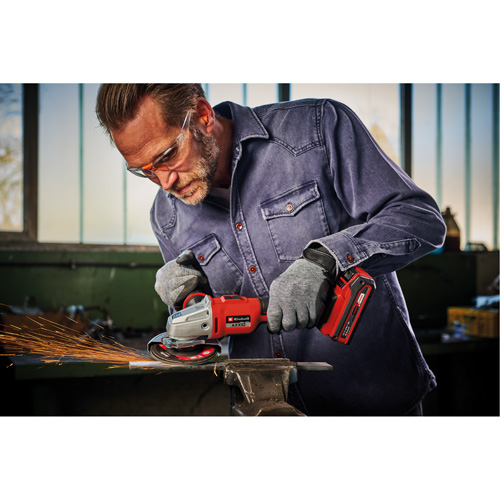 Rectifieuse dangle professionnelle sans fil (outil seulement), Roue de 4-1/2", 18 V Groupe Belzile Dickner