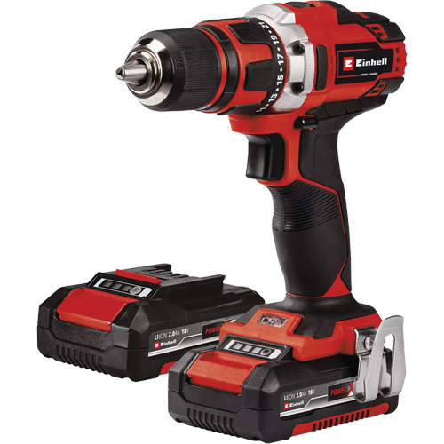 Ensemble perceuse sans fil, Lithium-ion, 18 V, Mandrin 1/2", Couple 354 lb-po Groupe Belzile Dickner
