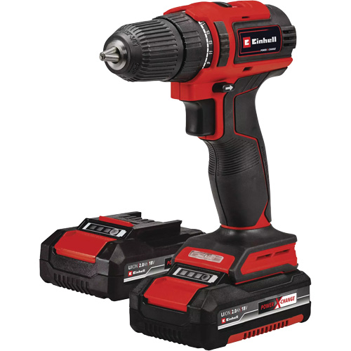 Ensemble perceuse sans fil, Lithium-ion, 18 V, Mandrin 3/8", Couple 354 lb-po Groupe Belzile Dickner
