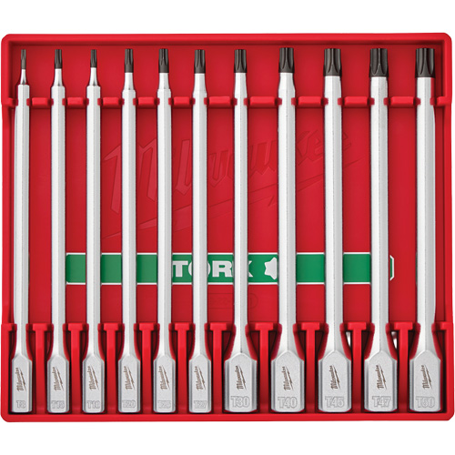 Jeu de douilles &agrave; embouts longues, Torx, Prise 1/4"/3/8", 11 mr Groupe Belzile Dickner