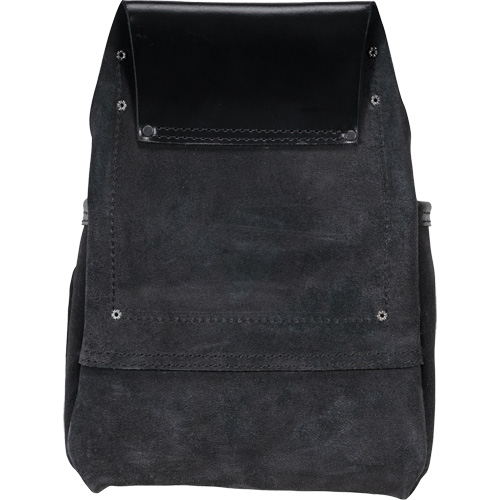 Sac robuste Phantom pour clous et outils, Cuir, 10 pochettes, Noir Groupe Belzile Dickner